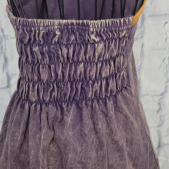 GRATEFUL DEAD Open Back Skull Graphic Blue Shirt Chest 32 in. Length 21.5 in - Picture 7 of 9